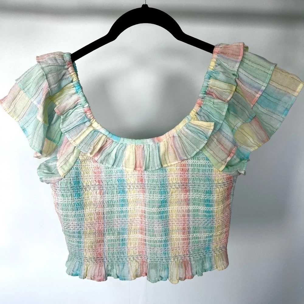 LoveShackFancy Saba top and Camilla Skirt